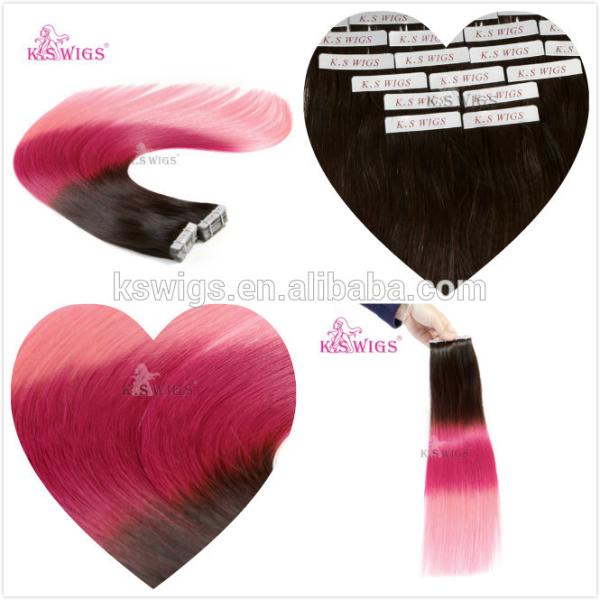 Wholesale Perfect Quality 100% 3Tones remy Ombre color Indian thick Tape on Human hair extensions