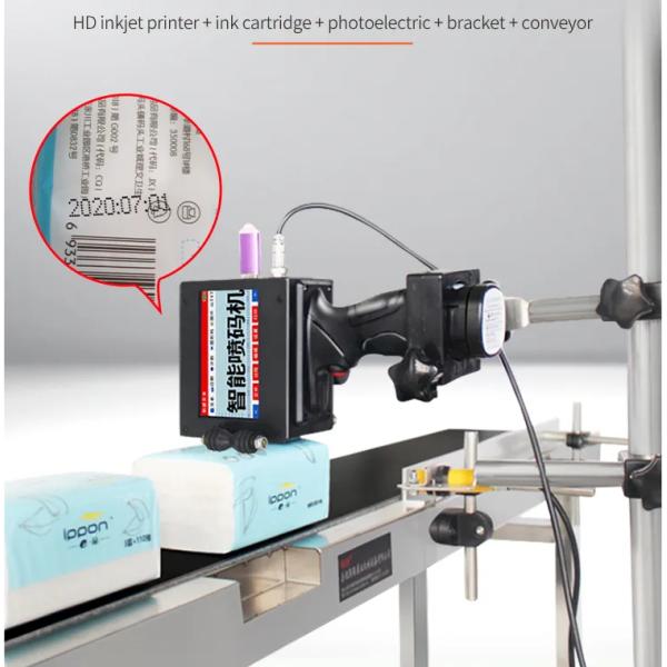 Handheld Expiry Date Printer Lian Lian J 130 12.7 mm for Portable QR Coding Machine