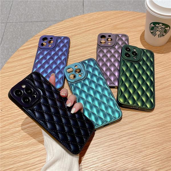 Случай сотового телефона Lambskin хамелеона для Iphone 8plus/Xs 11/12/13pro Макс