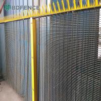 Galvanizado Clearvu Alta Segurança 358 vedação anti-escalada plástico revestido de metal cadeia malha clara vista Clear Vu vedação sem escalada