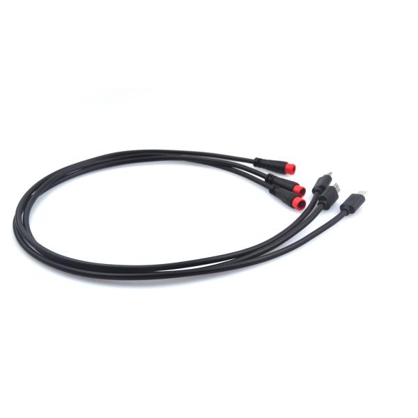 Direct Plug-in Waterproof Electric Cable Connectors , Waterproof Electrical Connectors For Electric Bike