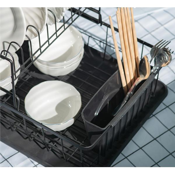 Anti Corrosion 1.5KG Stainless Steel 2 Tier Dish Rack