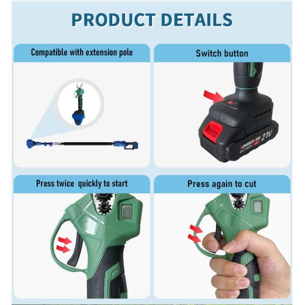 Самые продаваемые электрические ножницы для садов с батареей 21 В