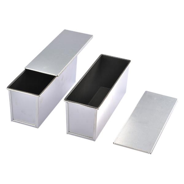 RK Bakeware Foodservice NSF Pullman Aluminum Loaf Pans With Cover 750g Bread Pan