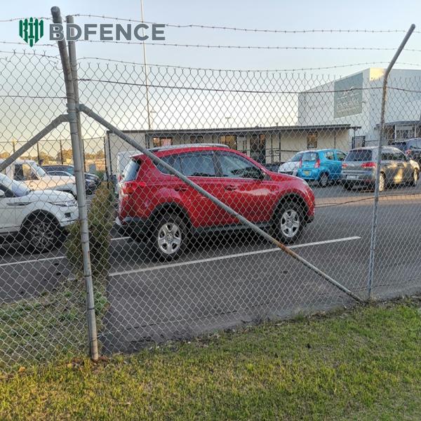 Industrial-Grade Chain Link Fence Impact-Resistant Barrier