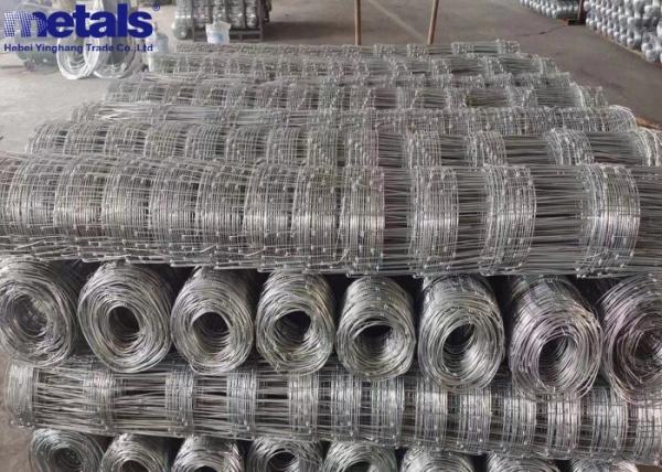 Venda de fábrica 3Ft 4Ft 5Ft 6Ft High Field Fence Farm Goat Proof Heavy Duty Fixed Knot Woven Wire Field Game Fence