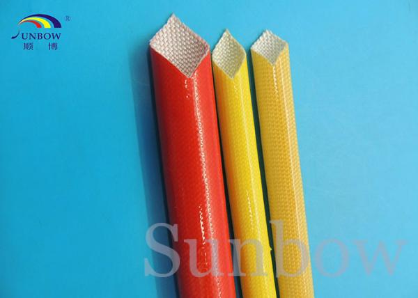Flexible Braid Fiberglass Sleeving with PU coated for Heating Equipments