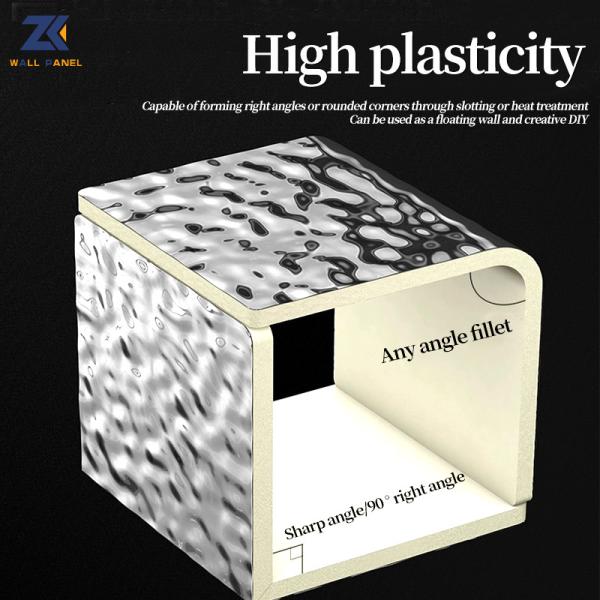 Ровная бамбуковая панель 1220*2440mm пульсации воды доски стены угля