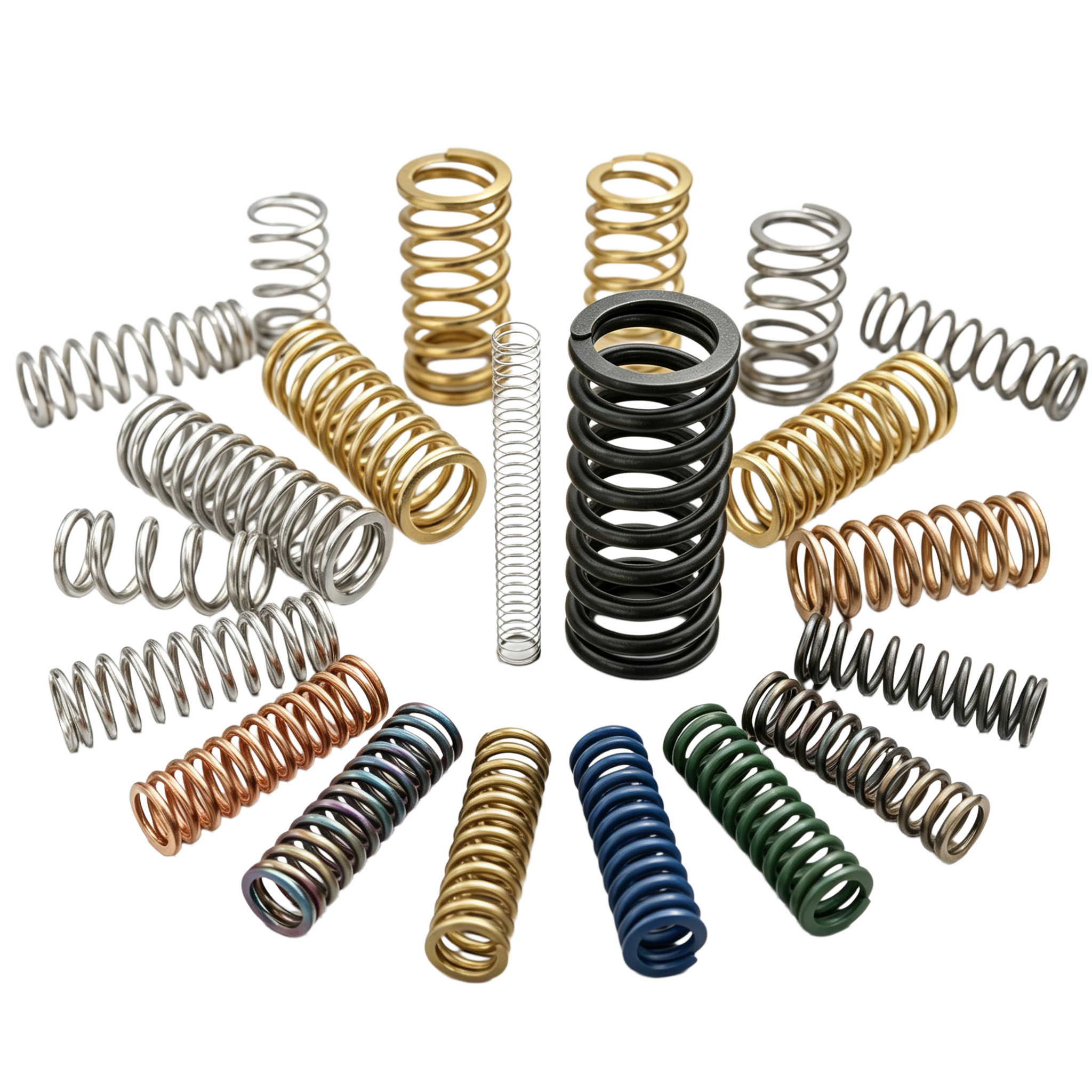 0.1-60mm Stainless Steel Helical Compression Springs with Customized OEM Solutions