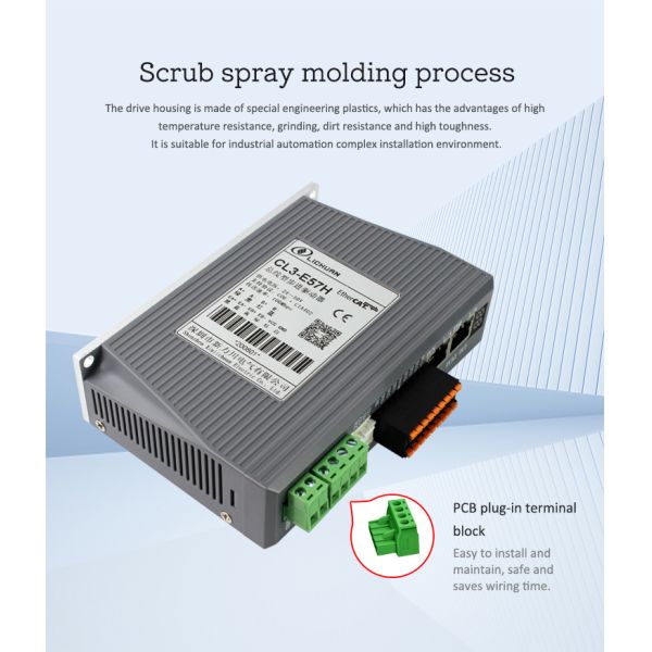 Lichuan DC Closed Loop Stepper Motor Drivers Kit 2.8N.m 2 Phase Nema24 DC24V～48V 4.5A 1000PPR