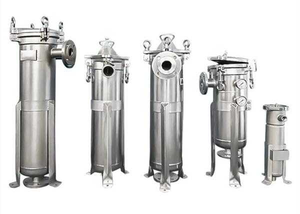 Multifunction Stainless Steel Bag Filter Housing ASME / CE Standards