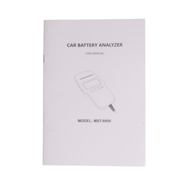 Digital 9 - 18v Auto Electrical Tester Battery Analyzer with Built-in Printer MST-8000