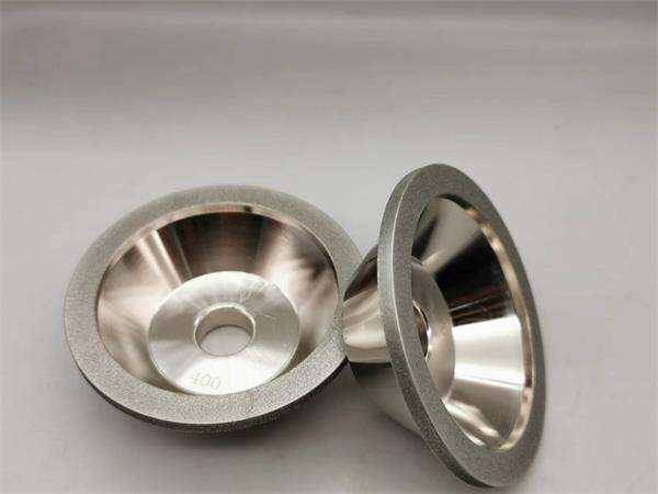 11V9 Cup Electroplated Diamond Grinding Wheel D400 Diameter 100