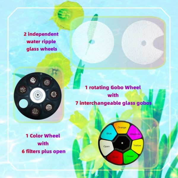 300W Custom Image Change Water Wave Gobo Projector for Wedding