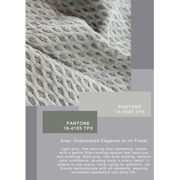 Tissu de rembourrage en chenille cellulaire en forme de nid d'abeille, largeur 142 cm, pour canapé et textile de maison