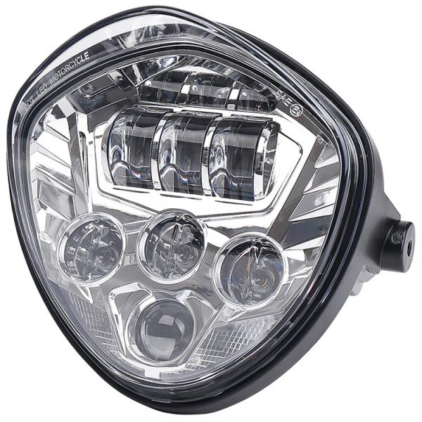 Universal 60W Motorcycle LED Light Headlamp with Bracket Customized Modification
