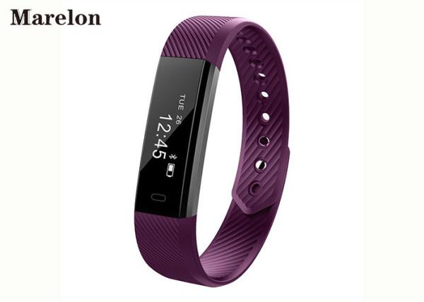 Waterproof Customized Promotional Gifts / Bluetooth Smart Wristband Sports Bracelet