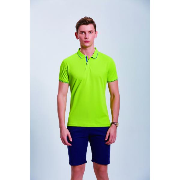 Sweat Wicking Flyita Mens Polo T Shirt With Embroidery Logo