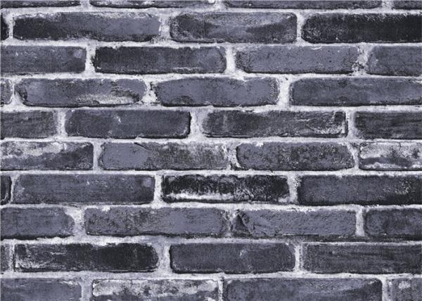 Anti - Static 3D Tile Effect Vinyl Wall Covering Heat Insulation Free Sample