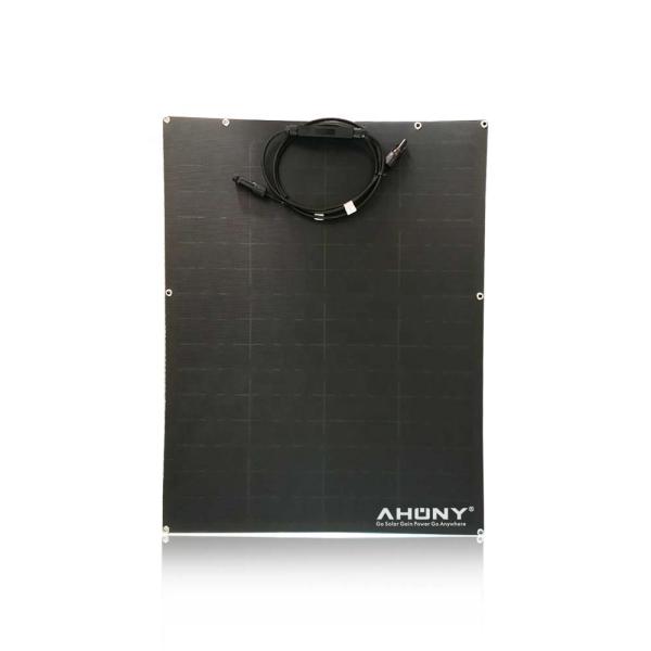 Panneau solaire de voiture électrique semi-flexible à énergie solaire 70w Cellule de contact arrière