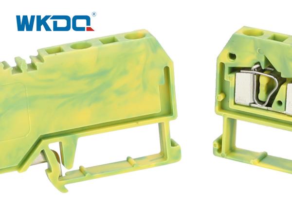 281-657 Spring Clamp Terminal Block Snap On Installation Large Labeling Area