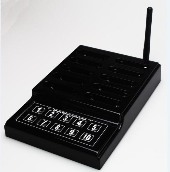 Fast food restaurant equipment vibrate sound flash alert wireless queue pager system
