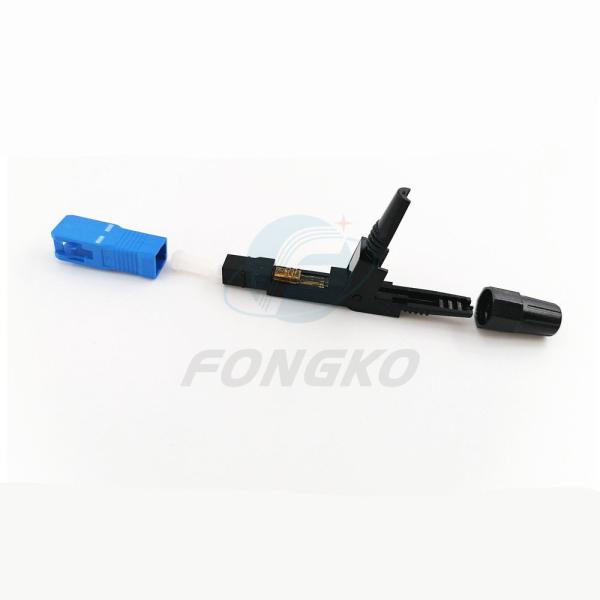 55mm UPC Fast Optical SM Fiber Connector SX Core SC/UPC