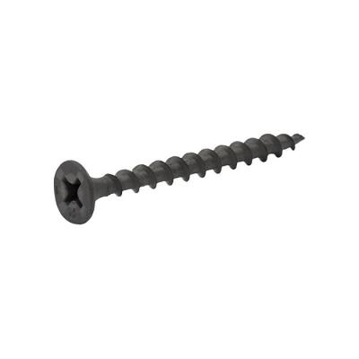 Parafusos grosseiros do Drywall da linha para o parafuso de madeira do Drywall de #2 Phillips Bugle Head Black Phosphating - #6x25mm