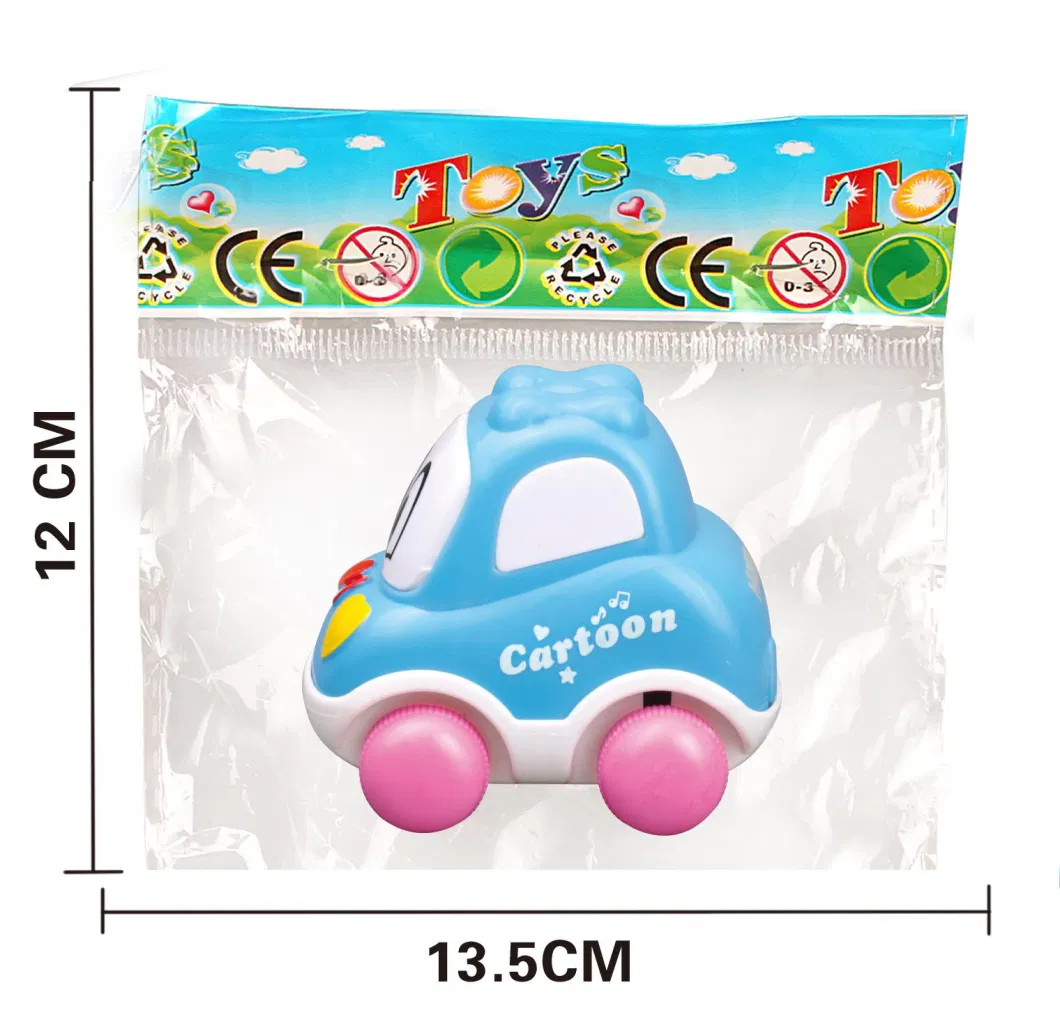 Friction Cartoon Car Toy Four-Wheel Drive Car Children′s Simulation Model Car Fall-Proof Toy