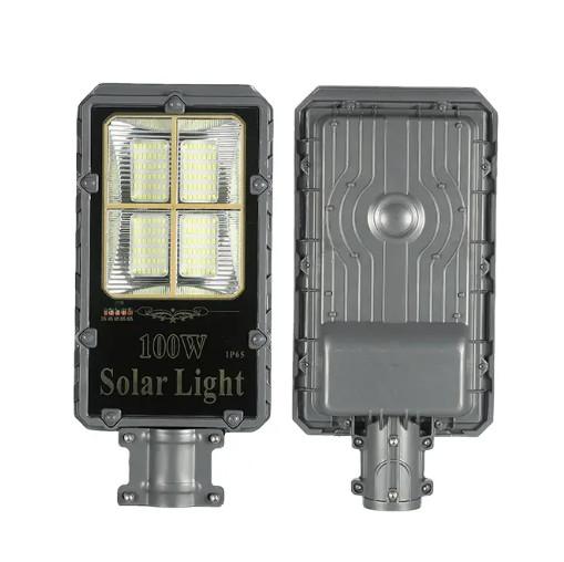 New Led Solar Street Light With Pole 30W100W Street Lamp Head Outdoor Country Road Lighting New Countryside