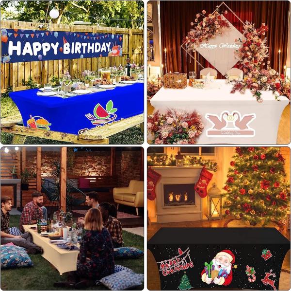 Custom Table Runner With Business Logo, Image Or Text Personalized Table Runner For TradeShows, Events