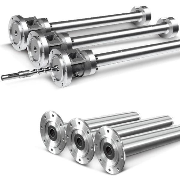 High Efficiency 38CrMoAlA Plastic Extruder Screw Barrel For PP PE PVC Granulation And Pipe Production