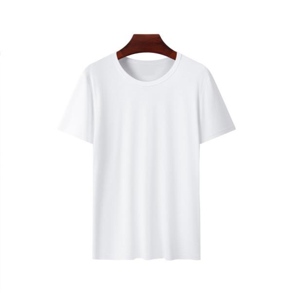 Sports Plain T Shirts in Bulk Mens O-neck T-shirts Fabric Type Knitted Item No. 180