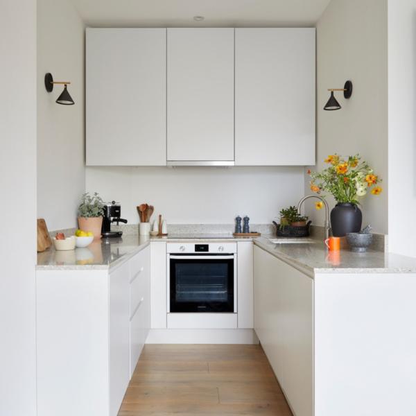 Hot Selling Modern Style Kitchen Cabinets White Simple Kitchen Cabinets Design