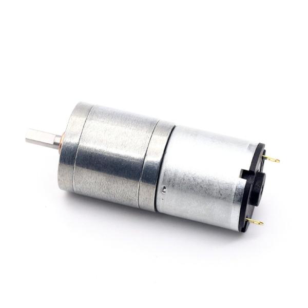 12v Dc Micro Motors JGA25-340 12V 21RPM 1:377 Gear Motor 25mm*4mm Shaft Small Dc Motor