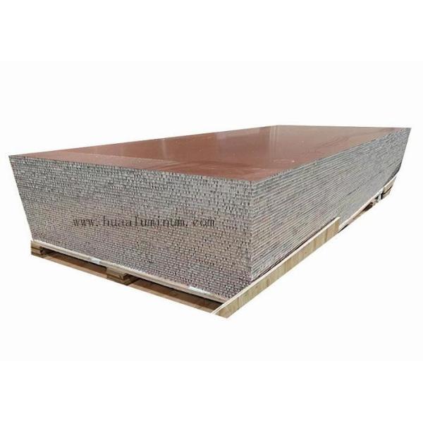 Fireproof Aluminum Honeycomb Plate , ASTM Aluminum Honeycomb Panels 4x8