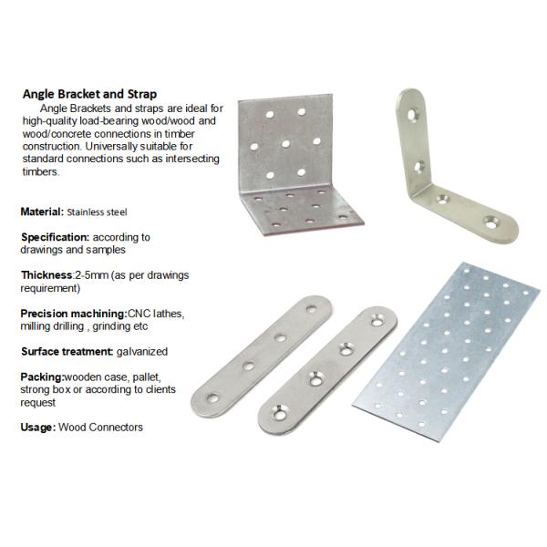 Нержавеющая сталь деревянный соединитель угловой кронштейн оцинкованная стальная кронштейн на заказ
