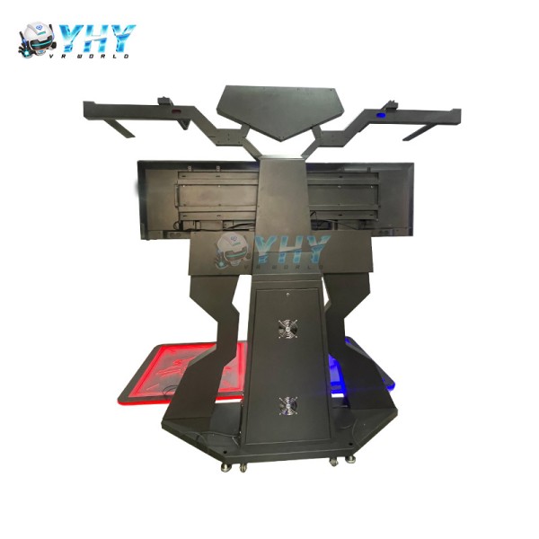 Indoor Multiplayer 9D VR Cinema Interactive Games Simulator Platform Metal Construction Home Use Daycare-Friendly 60+