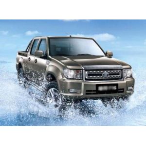 Double main gauche de camion pick-up de la cabine 4x4 de moteur à essence conduisant la norme de l'euro IV