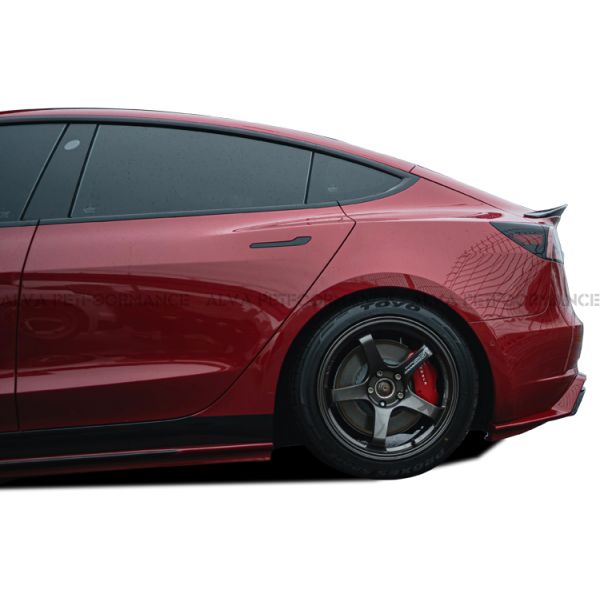 MODEL 3 2019 Plus Dry Carbon Fiber Body Kits Front Lip Side Skirts Rear Diffuser Rear Spoiler Exterior Accessories