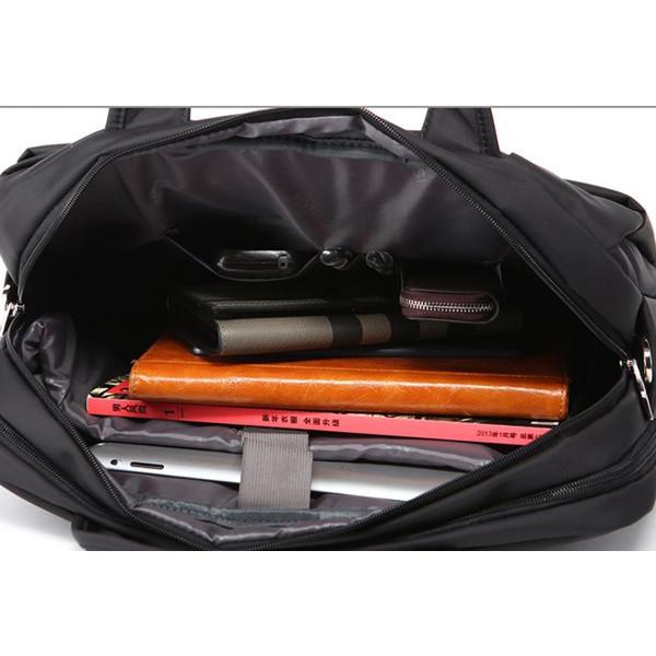 Polyester Durable Laptop Tote Bags for Women , Red / Grey Business Laptop Bags