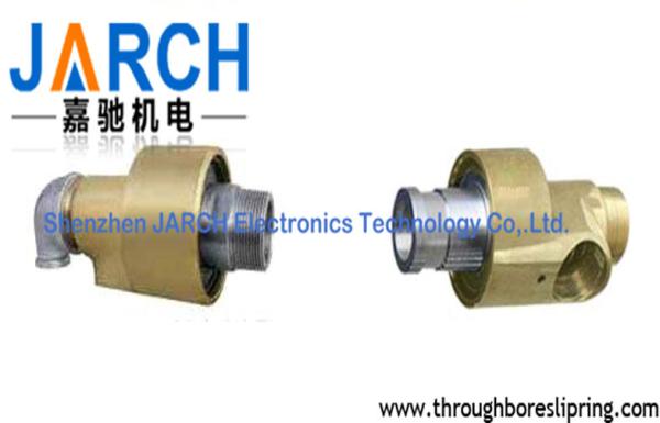 Threaded connection Heat Oil Hydraulic Rotary Union Single input / output line