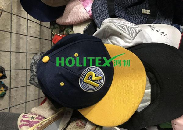 Fashionable Second Hand Caps Cotton / Polyester Material Summer Used Hats