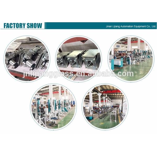 Curtain Wall Double Glazing Equipment , Glass Production Line Touch Screen Operating
