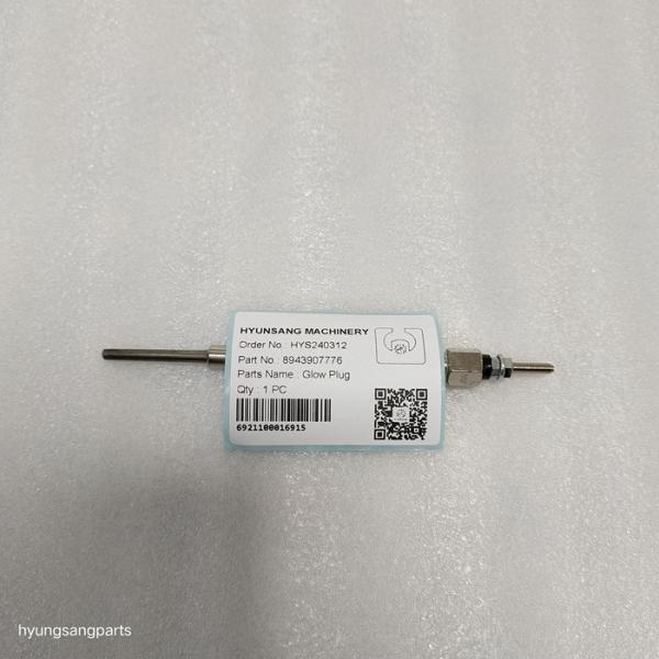 Peças sobressalentes de escavadeira Glow Plug 8943907776 Para ZX250W-3 ZX270-3 ZX280L-3