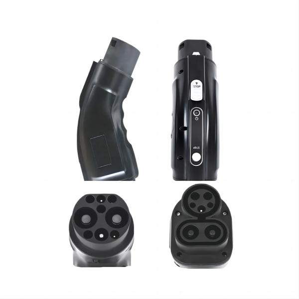 CCS2 a GB/T Conector de carga rápida para vehículos eléctricos Adaptador de enchufe CCS2 a la norma GBT