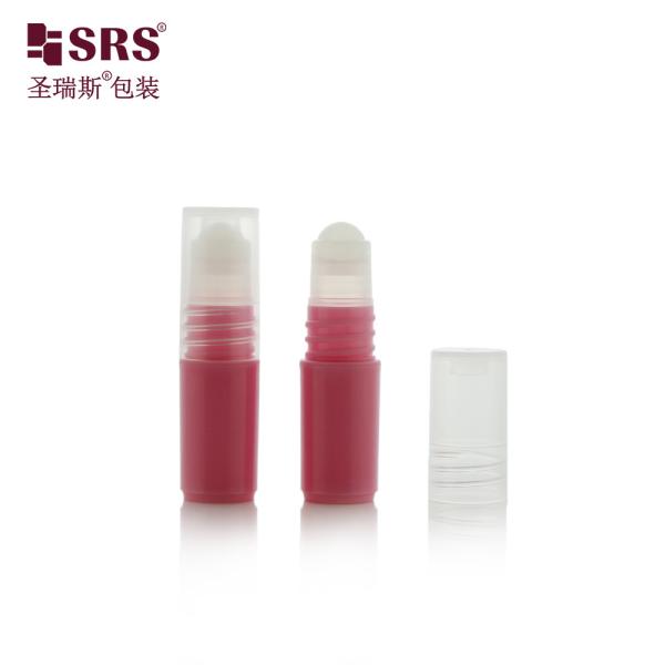 SRS Factory Customization Plastic Unique Design Plastic Roller Ball Container 3ml Bottle Roll On