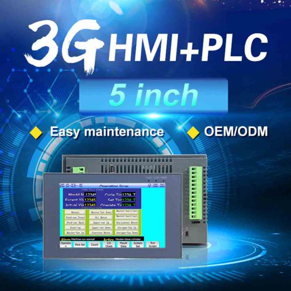 PLC 4AI 2AO сенсорной панели EX3G-50KH PWM интегрировал аналог цифров