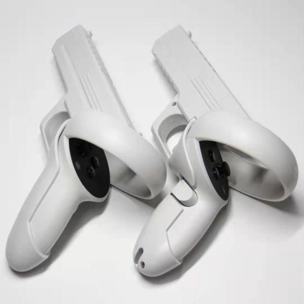 2021 New VR Game Gun Case Protective Cover Touch Controller Grip for Oculus Quest 2 Game Gun shell(1 pair)