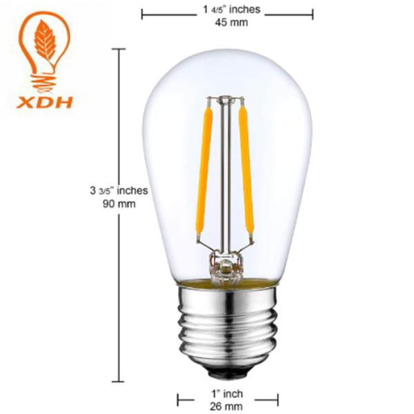Шарик Edison строки СИД ST45 S14 освещает для на открытом воздухе 220V 240V 2W 4W